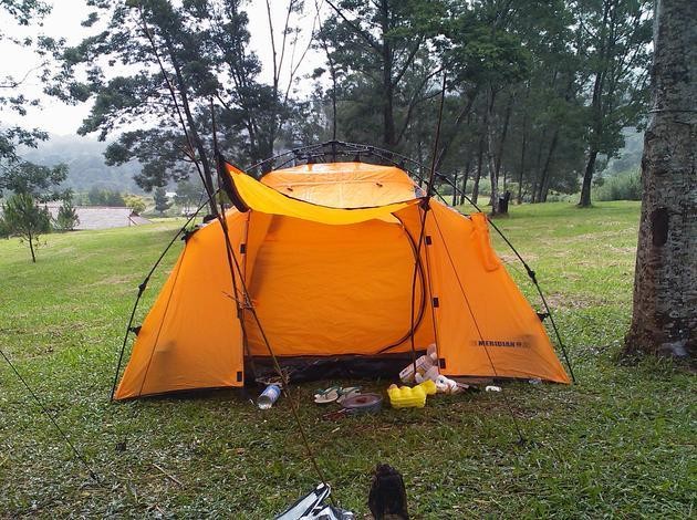 여행자를 위한 휴대용 텐트