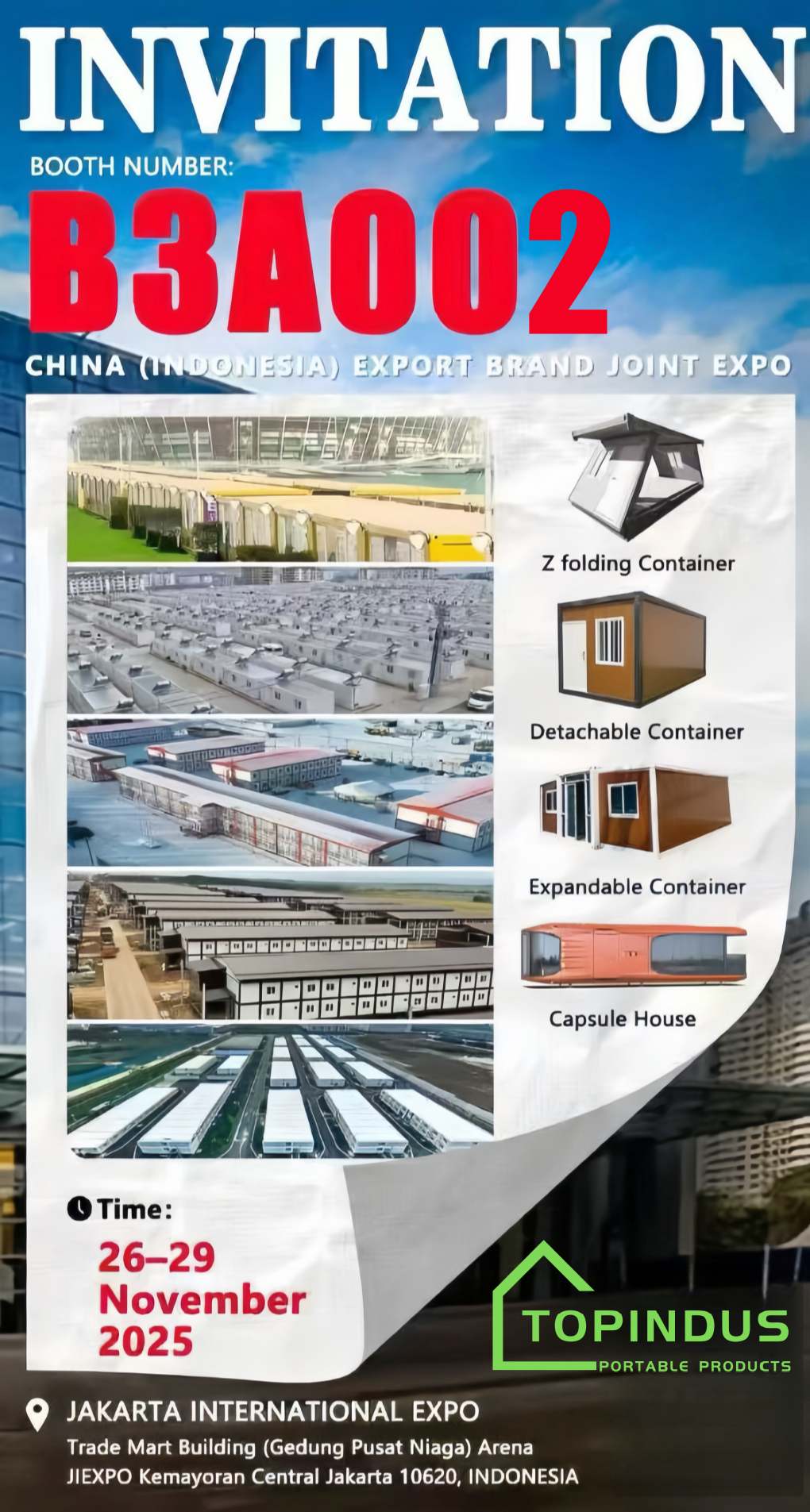 토핀더스, 중국(인도네시아)수출브랜드 공동박람회 참가