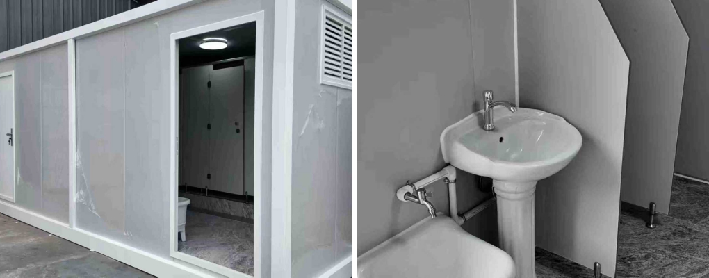 Modular Men’s Portable Container Toilet