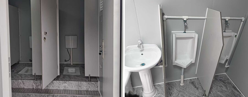 Outdoor Use Prefabricated Container Toilets