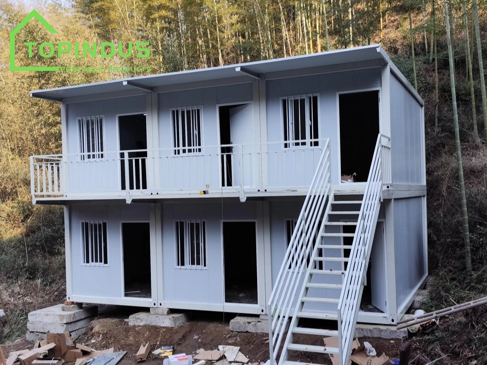 인도네시아 맞춤형 2층 분리형 컨테이너 하우스 프로젝트