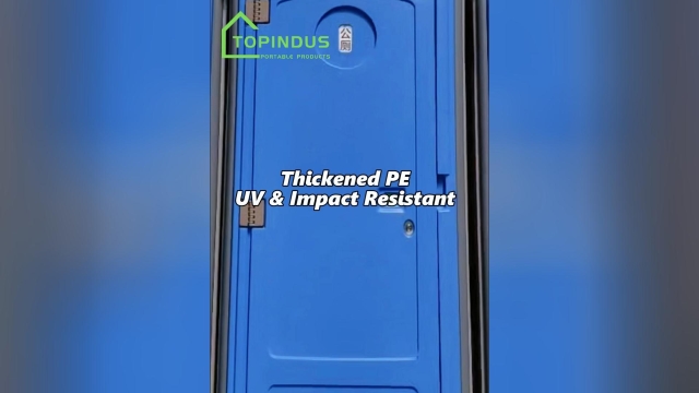 가볍고 내구성이 뛰어난 HDPE 플라스틱 소재의 이동식 화장실