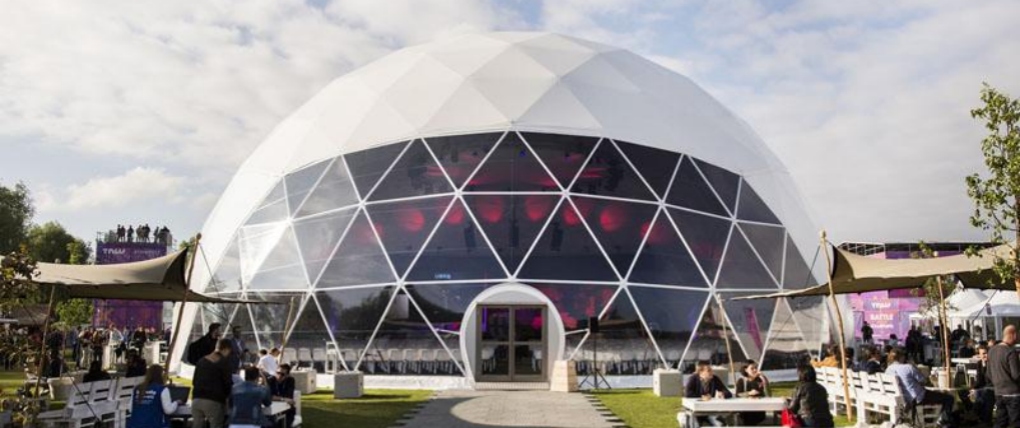 Large Outdoor Geodesic Dome Event Tent