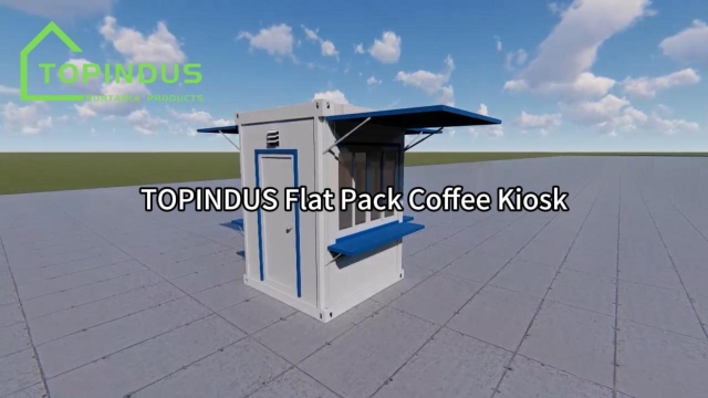 TOPINDUS 자동 모듈형 커피 키오스크, 현대적인 커피 사업에 적합